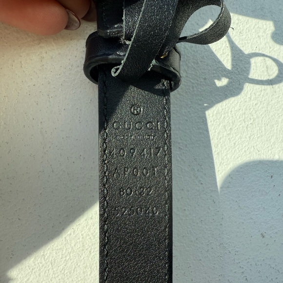 GUCCI GG MARMONT THIN BELT (Size 80) - Picture 3 of 5